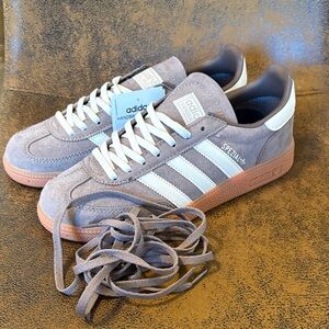 Adidas Women’s Brown and White Handball Spezial